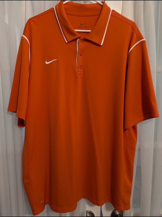 Nike Other - Nike Men’s Dri-FIT Orange Polo Shirt